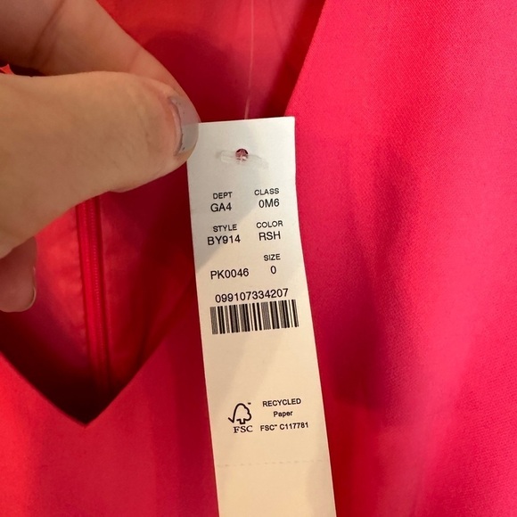 NWT J. Crew Interview dress in four-season stretch in pink 0 - Picture 5 of 8